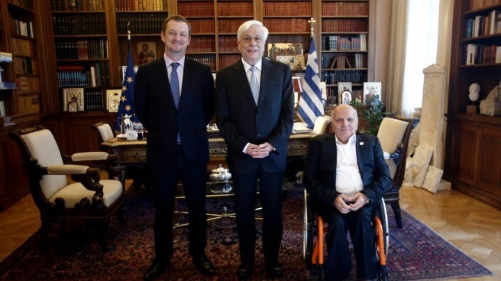 Συνάντηση Προέδρου της Δημοκρατίας  με τον πρόεδρο της Διεθνούς Παραολυμπιακής Επιτροπής