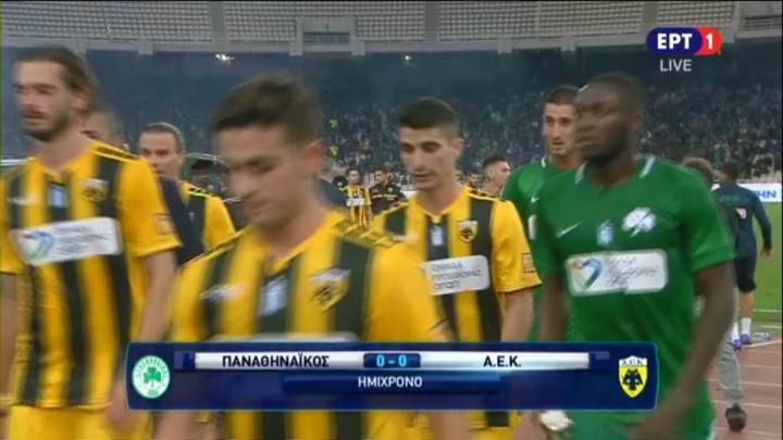 Live: Παναθηναϊκός – ΑΕΚ 0-0