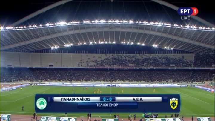 Live: Παναθηναϊκός – ΑΕΚ 0-0 (ΤΕΛΙΚΟ)