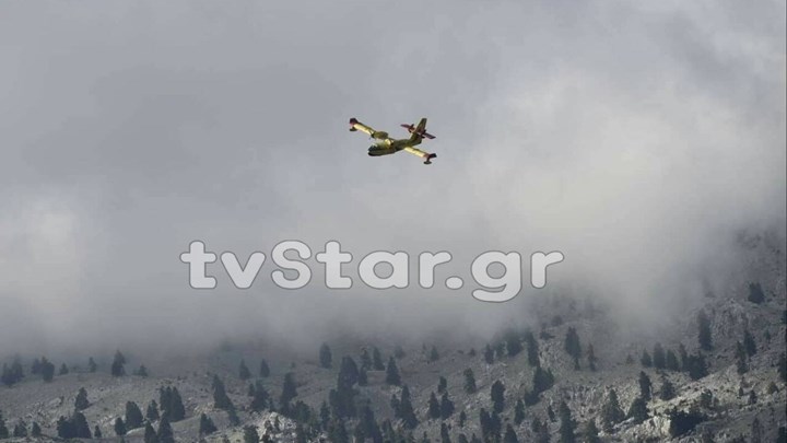 Εικόνες από την πυρκαγιά στην Εύβοια – ΦΩΤΟ