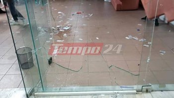 Επίθεση σε γραφείο κυπριακής οργάνωσης στην Πάτρα – ΦΩΤΟ
