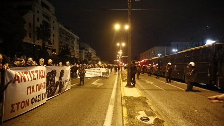 Στην αμερικανική πρεσβεία ο κύριος όγκος της πορείας για την επέτειο του Πολυτεχνείου