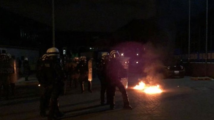 Εκτονώθηκε η κατάσταση μπροστά από την Πολυτεχνική Σχολή του ΑΠΘ