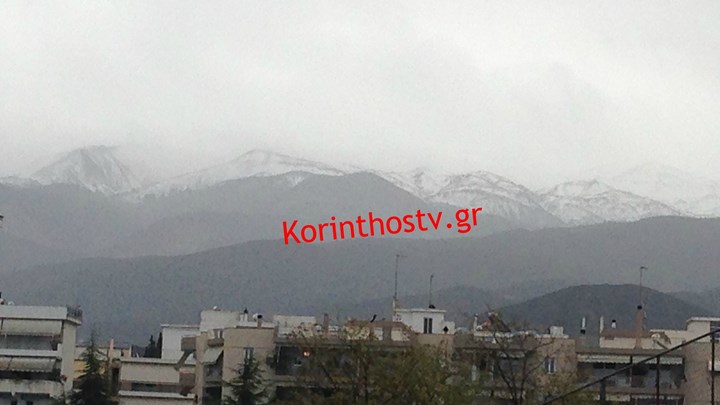 Χιόνια και στο Παναχαϊκό Όρος – ΦΩΤΟ – ΒΙΝΤΕΟ