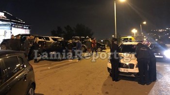 Τροχαίο με τριπλή καραμπόλα στην Λαμία – ΦΩΤΟ