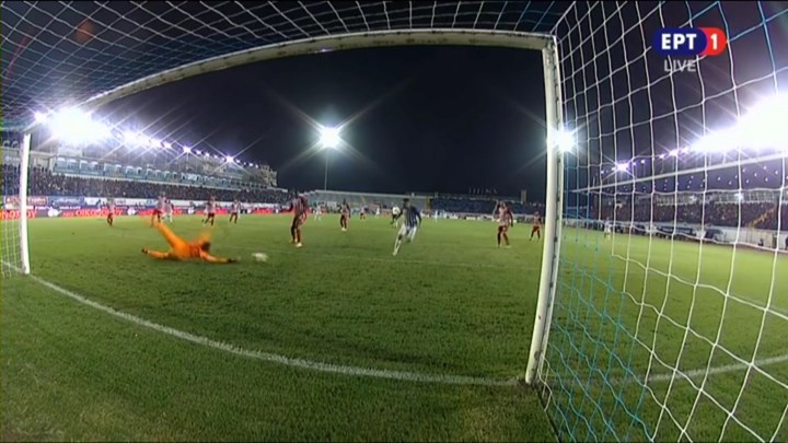 Aτρόμητος – Ολυμπιακός 1-0 (43′)