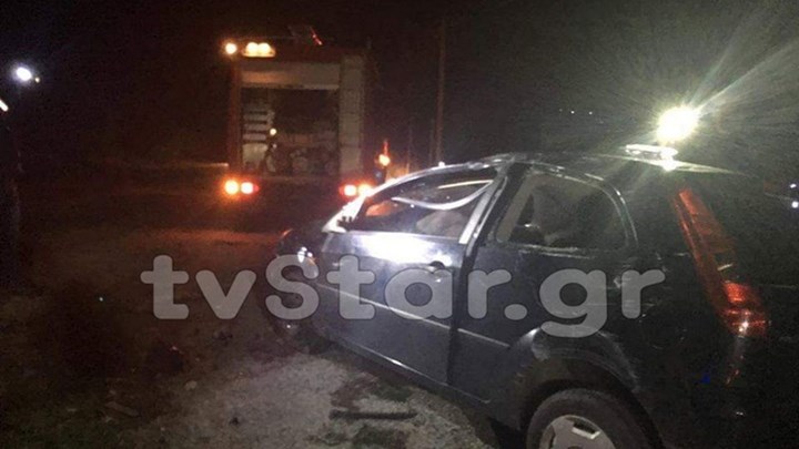 Ανατροπή οχήματος στο Αλιβέρι – Από θαύμα σώθηκε η οδηγός  – ΦΩΤΟ