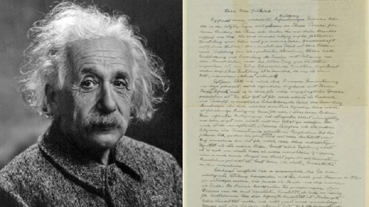 Το “γράμμα του Θεού”  του Αϊνστάιν δημοπρατήθηκε σε τιμή “μαμούθ”