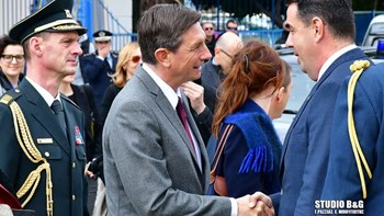 Στο Ναύπλιο ο Πρόεδρος της Σλοβενίας – Απέτισε φόρο τιμής στον Ι. Καποδίστρια  – ΒΙΝΤΕΟ – ΦΩΤΟ