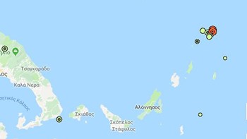 Σεισμός 4,1 Ρίχτερ στις Σποράδες
