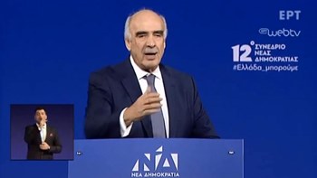 Μεϊμαράκης στο Συνέδριο της ΝΔ: Είμαστε το κόμμα των μεγάλων εθνικών επιλογών, απορρίπτουμε τα άκρα και τους λαϊκιστές