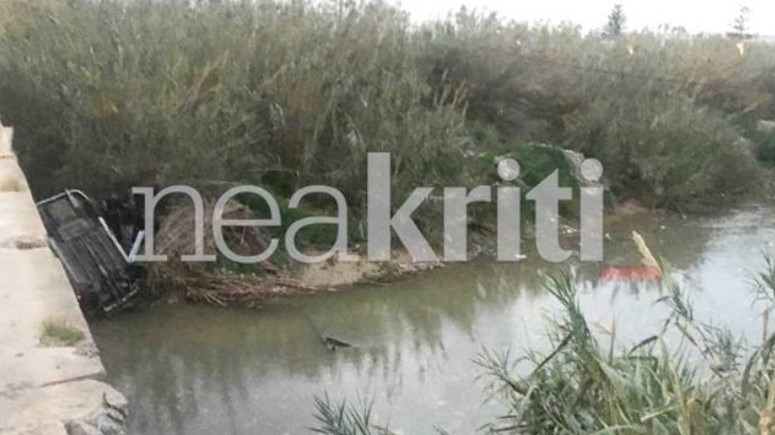 «Άγιο» είχε ο οδηγός του οχήματος που έπεσε από γέφυρα στο Ρέθυμνο – ΦΩΤΟ