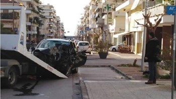 Σοκαριστικό τροχαίο στην Καλαμάτα –  Σε σοβαρή κατάσταση ο οδηγός- ΦΩΤΟ