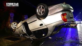 «Άγιο» είχε οδηγός στην Αργολίδα – BINTEO – ΦΩΤΟ