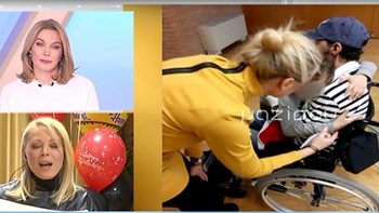 Συγκινητικές σκηνές: Η πρώτη συνάντηση του Αγγελίδη με τον γιο του – ΒΙΝΤΕΟ