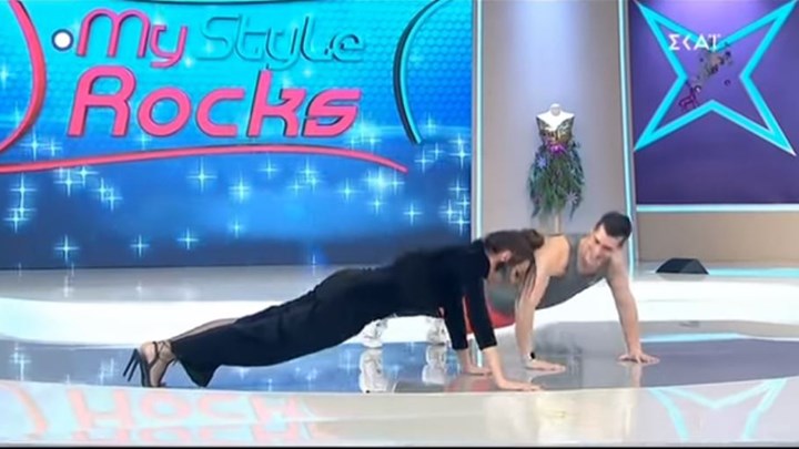 My style rocks – Η Μαγγίρα κάνει push-ups με τα ψηλοτάκουνα – BINTEO