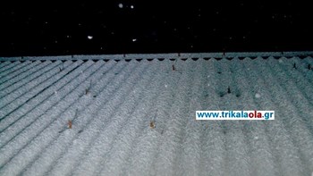 Σε λευκό κλοιό ο νομός Τρικάλων – ΦΩΤΟ