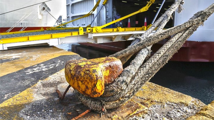 Δεμένα τα πλοία στο λιμάνι του Ηρακλείου