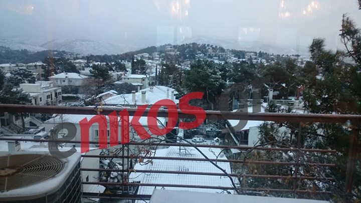 Πανέμορφο χιονισμένο τοπίο στο Πανόραμα Θεσσαλονίκης – ΦΩΤΟ αναγνώστη