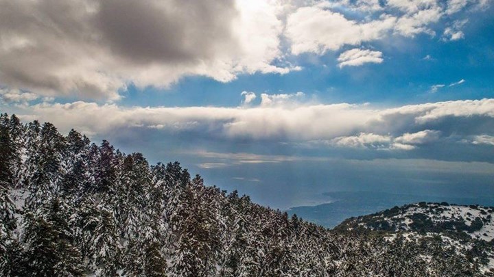 Πυκνό χιόνι και χαλάζι στην Κεφαλλονιά – ΦΩΤΟ – ΒΙΝΤΕΟ