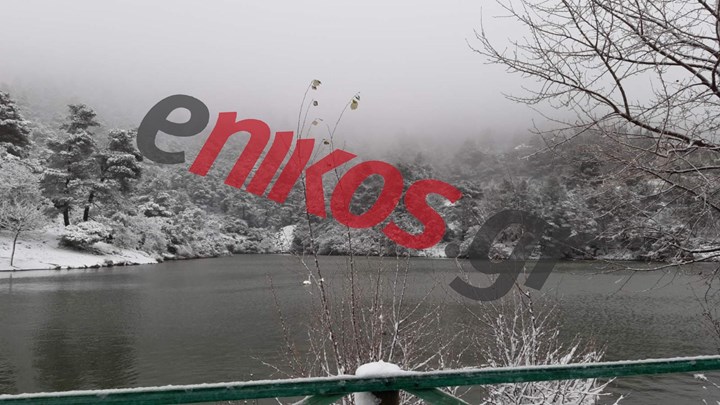 Παραμυθένιο χιονισμένο τοπίο στην Ιπποκράτειο Πολιτεία – ΦΩΤΟ αναγνώστη