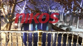 Στα «λευκά» η πόλη των Τρικάλων – ΦΩΤΟ αναγνώστη