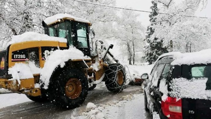 Σε κατάσταση έκτακτης ανάγκης η Χαλκιδική λόγω του χιονιά
