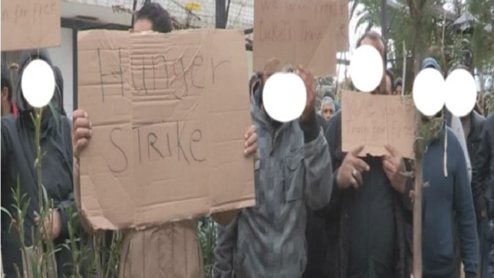 Απεργία πείνας από τους πρόσφυγες που φιλοξενούνται στους Αγίους Θεοδώρους – ΒΙΝΤΕΟ