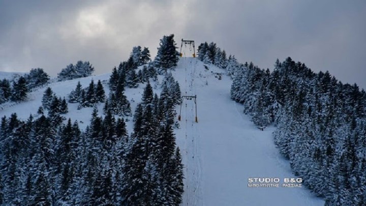 Το χιονοδρομικό κέντρο του Μαινάλου από ψηλά- ΒΙΝΤΕΟ-ΦΩΤΟ