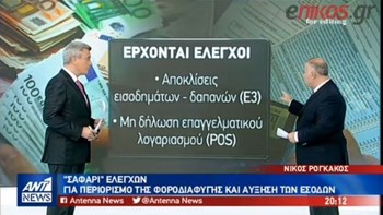 Έλεγχοι από το “μεγάλο μάτι” της Εφορίας – ΒΙΝΤΕΟ