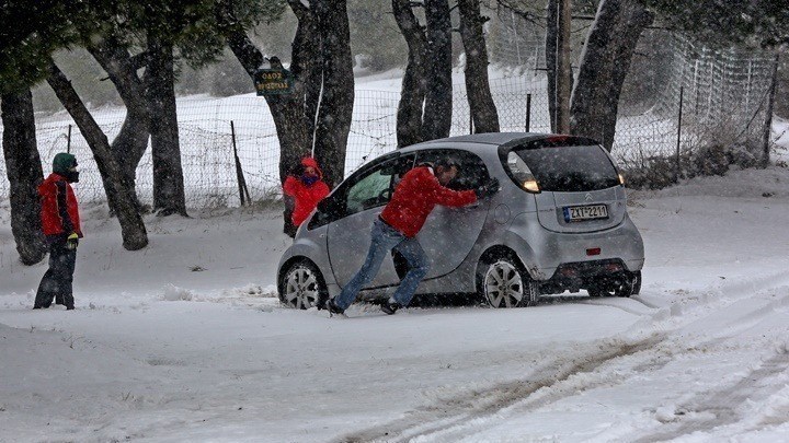 Πού χρειάζονται αντιολισθητικές αλυσίδες στην Κεντρική Μακεδονία