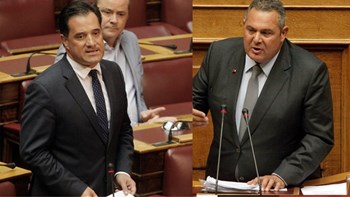 Άγρια κόντρα Καμμένου – Γεωργιάδη στη Βουλή για την τροπολογία αναβάθμισης των F-16