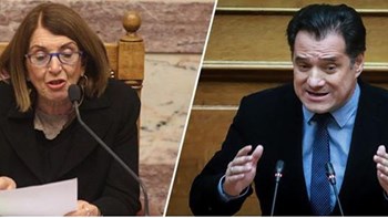 Καβγάς Χριστοδουλοπούλου-Άδωνι στη Βουλή για τη Novartis