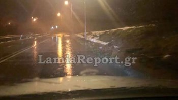 Πλημμύρισε η E.O. Λαμίας – Καρπενησίου