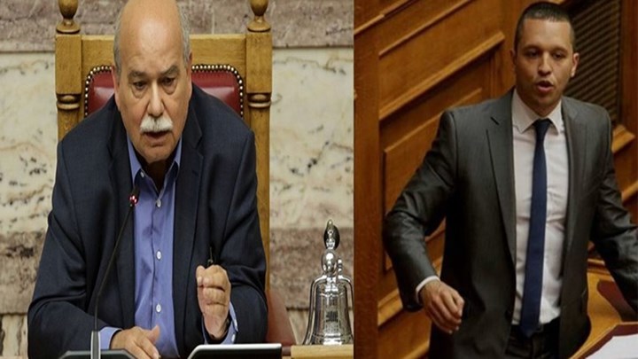 Παραλήρημα Κασιδιάρη στη Βουλή – Η έντονη αντίδραση Βούτση – ΒΙΝΤΕΟ