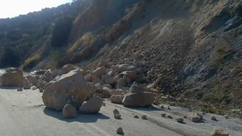 Κλειστοί δρόμοι στην Πάφο λόγω κατολισθήσεων