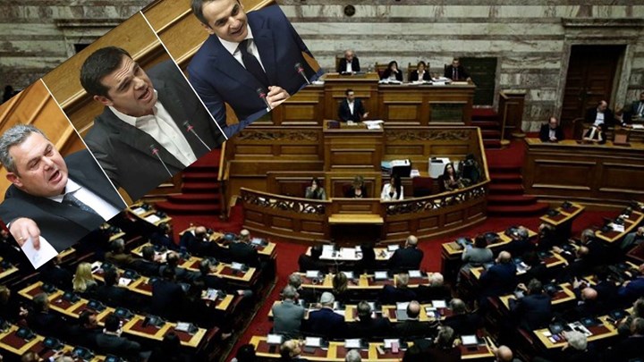 Άγρια κόντρα Τσίπρα-Μητσοτάκη στη Βουλή για τη Συμφωνία των Πρεσπών – «Ρουκέτες» από τον Καμμένο – ΒΙΝΤΕΟ