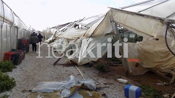 Ανεμοστρόβιλος σάρωσε την Ιεράπετρα – ΦΩΤΟ