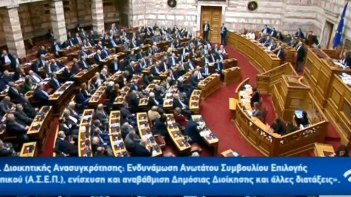 Αλαλούμ στη Βουλή με τις ψηφοφορίες – Η δήλωση “γρίφος” του Βούτση και η ατάκα του Φωκά για την…γκαζόζα