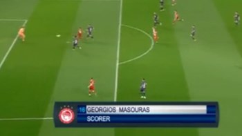 Ολυμπιακός – ΑΕΛ 1-0 (8′)