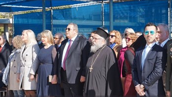 Μαζί Καμμένος-Παπακώστα στη Στρατιωτική Σχολή Ευελπίδων – ΦΩΤΟ