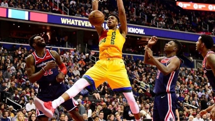 Θηρίο ο Γιάννης – «Περίπατο» οι Μπακς με Ουίζαρντς – ΒΙΝΤΕΟ