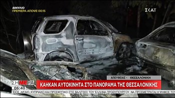 Κάηκαν αυτοκίνητα σε υπαίθριο πάρκινγκ στη Θεσσαλονίκη – ΤΩΡΑ