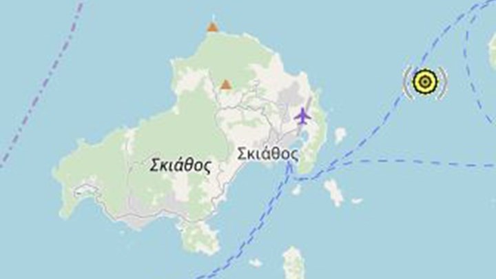 Σεισμός 3,5 Ρίχτερ στην Σκιάθο