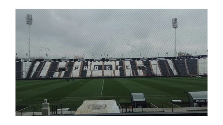 Τοποθετήθηκε το προστατευτικό δίχτυ στην Τούμπα – ΦΩΤΟ