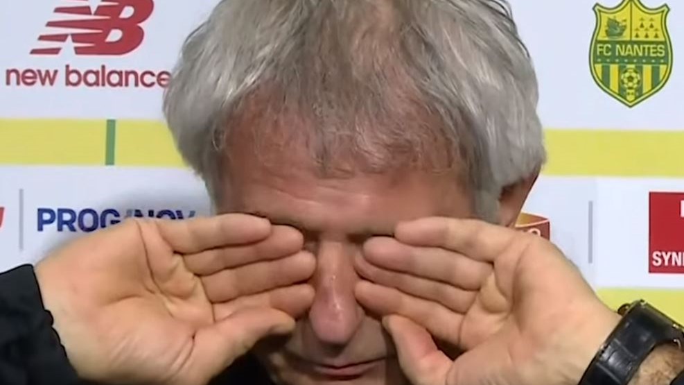 Τα δάκρυα του προπονητή της Ναντ για τον Σάλα – ΒΙΝΤΕΟ