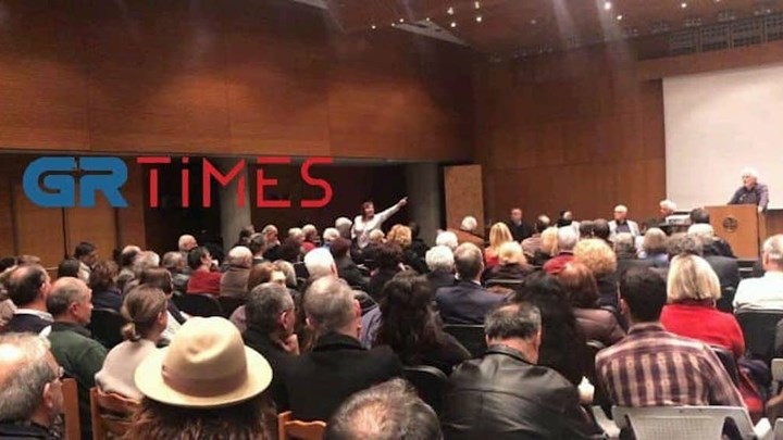 Ένταση σε ομιλία του Μηταφίδη – ΒΙΝΤΕΟ