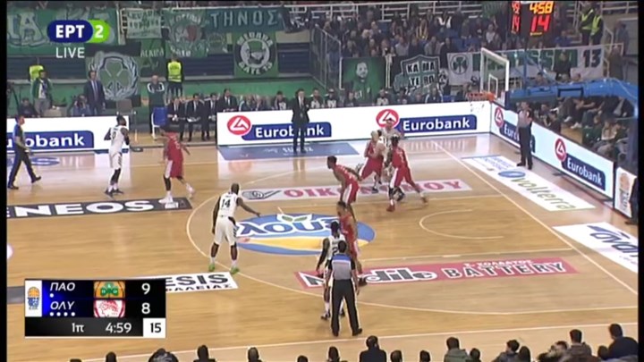 Παναθηναϊκός – Ολυμπιακός 23-12 (10′)