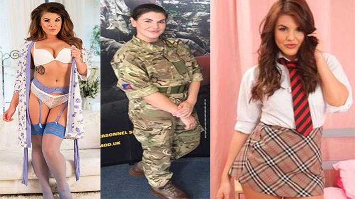 Προκαλεί στρατιωτικός που ποζάρει γυμνή σε “ροζ” site – ΦΩΤΟ