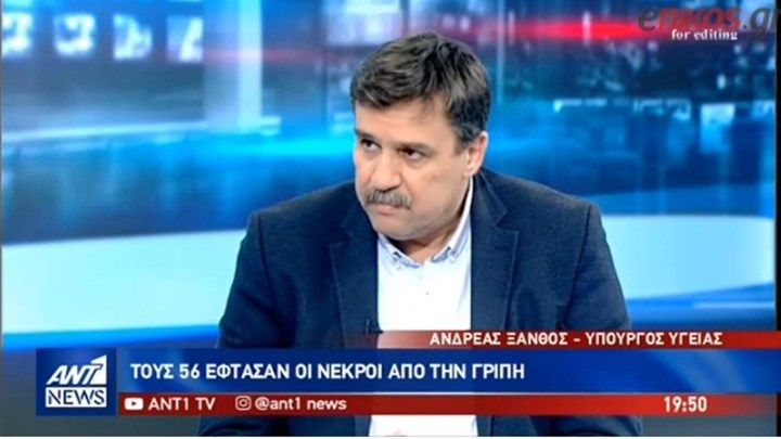 Ξανθός: Έγινε το καλύτερο δυνατό για την αντιμετώπιση της εξάπλωσης της γρίπης -ΒΙΝΤΕΟ